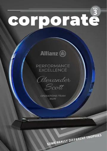 Cover of the Some Really Different Trophies Corporate 2026 catalogue