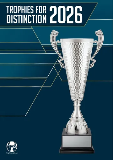 Cover of the Trophies for Distinction Main catalogue 2026 catalogue